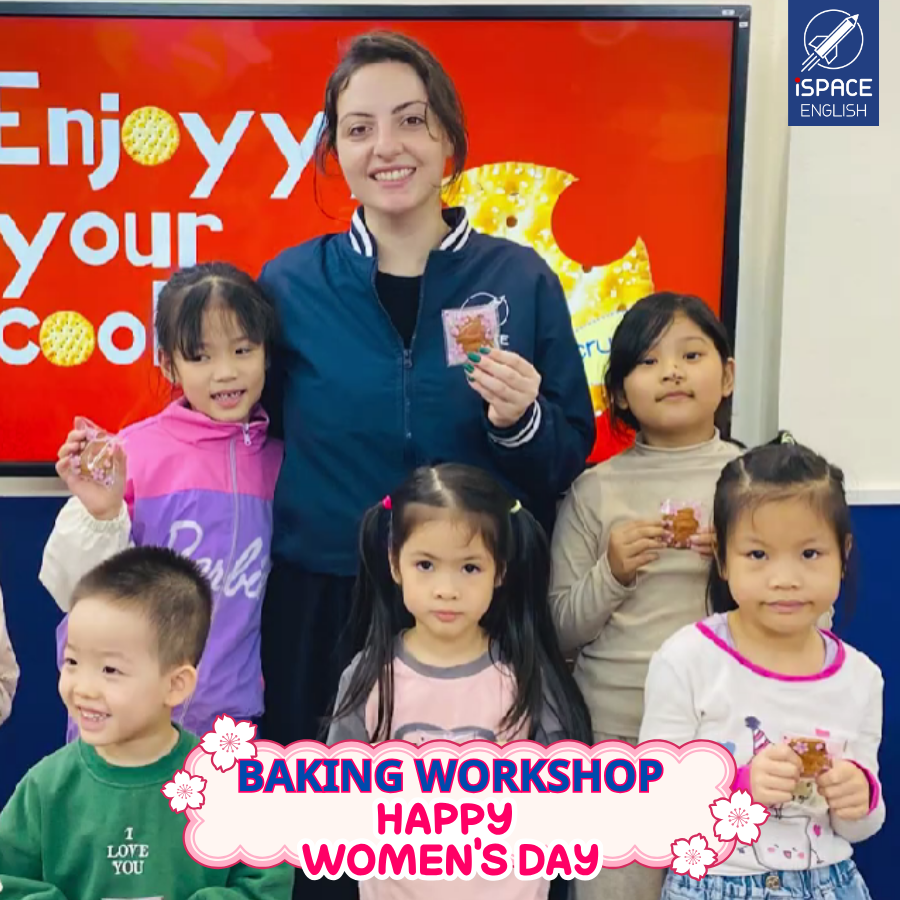 Workshop Làm Bánh Nhân Ngày 8/3 Cùng ISPACE ENGLISH